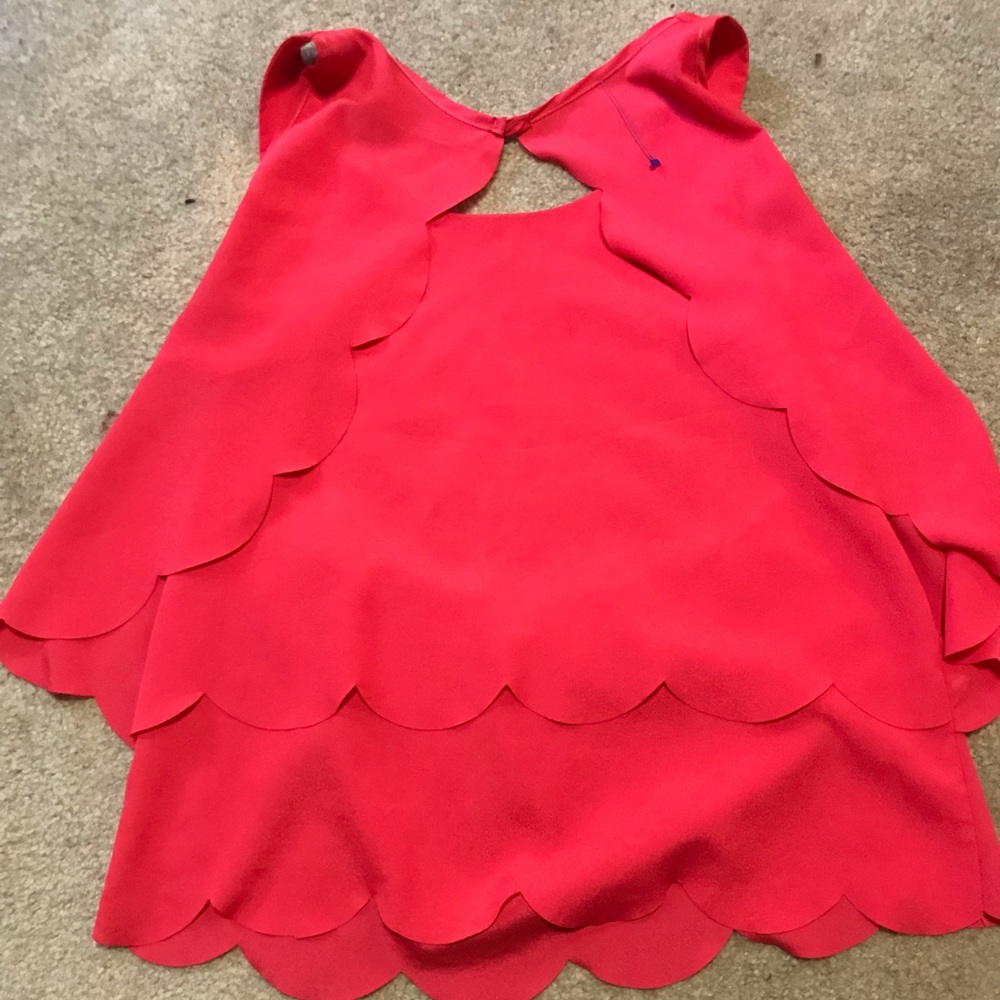 Pink ruffled Cami